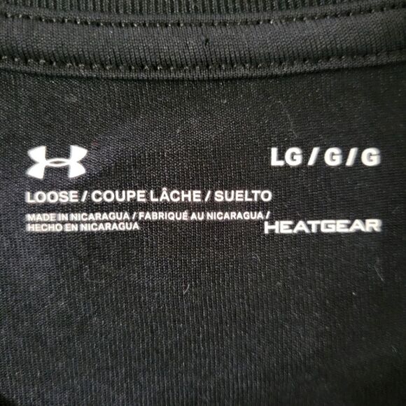 Under Armour Women’s Black Loose Fit Heatgear® Short Sleeve Tee - Picture 4 of 11